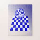 Puzzle - 3D-Ball auf Prüfplatine (Vertikal)