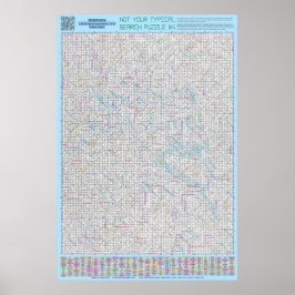 PUZZLE #4: falsch geschrieben - Chaos gelöst Poster