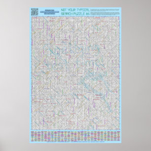 PUZZLE #4: falsch geschrieben - diabolisch gelöst Poster