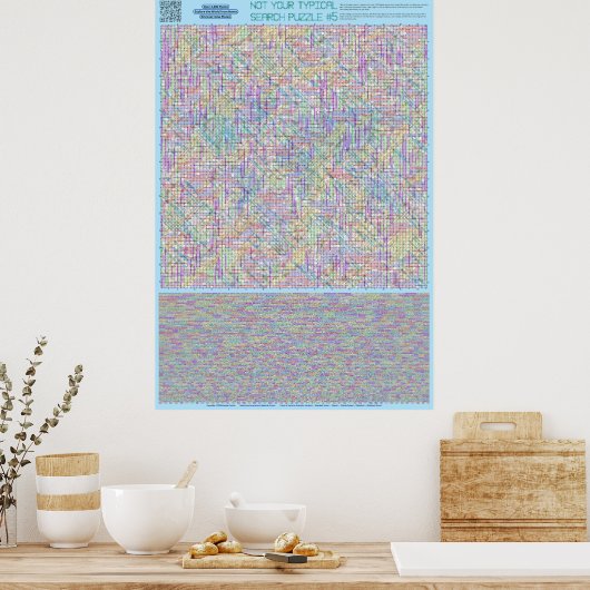 PUZZLE #5: Länder - Standard gelöst Poster (Küche)