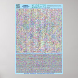PUZZLE #5: Länder - Standard gelöst Poster