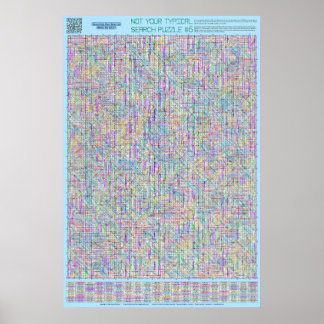 PUZZLE #6: Tiergruppen - Standard gelöst Poster
