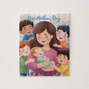 Puzzle, 8" x 10", 110 Stück MUTTER-TAG Puzzle