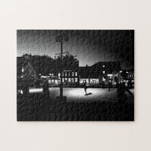 Puzzle - Abend Skate am Weihnachtsbaum
