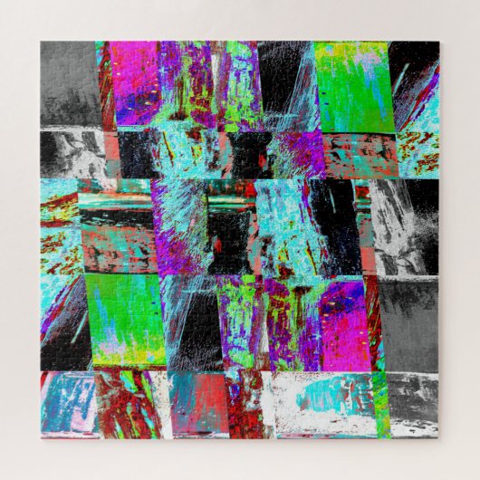 Puzzle – Abstract Grid (Horizontal)