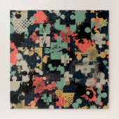 Puzzle Abstrakt: Kreativ Vintag nahtlos. (Horizontal)