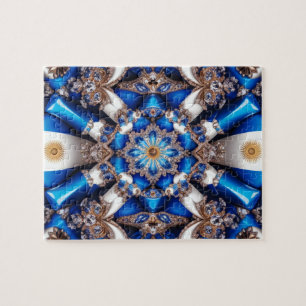 Puzzle abstrakt moderne Design argentinische Farbe