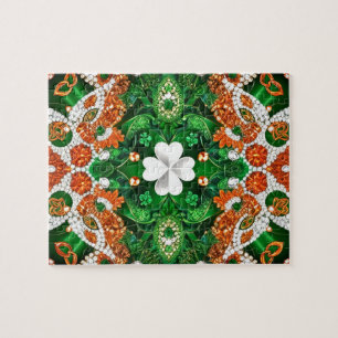 Puzzle abstrakt moderne Design Irland Farben