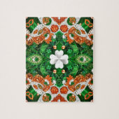 Puzzle abstrakt moderne Design Irland Farben (Vertikal)