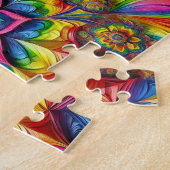 Puzzle abstrakt moderne Design LGBTQ-Farben (Seite)