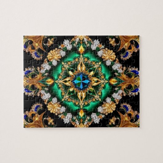 Puzzle abstrakt modernes Design Brasilianische Far (Horizontal)