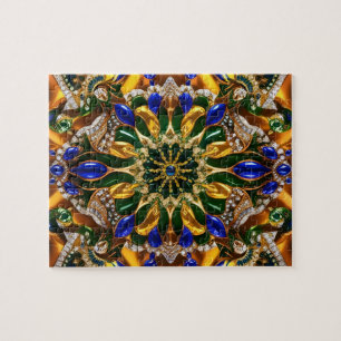 Puzzle abstrakt modernes Design Brasilien Farben