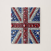 Puzzle abstrakt modernes Design Britische Farben (Vertikal)