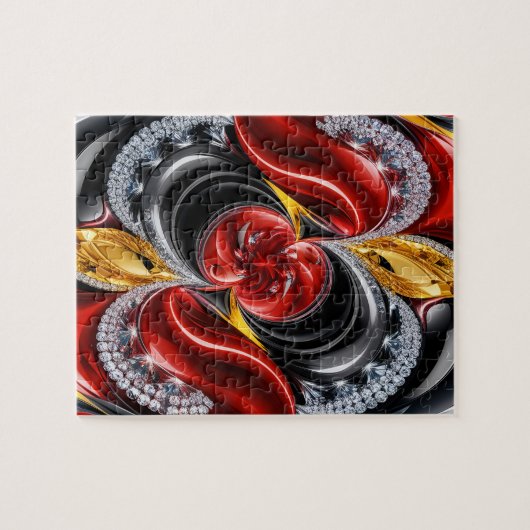 Puzzle abstrakt modernes Design Deutsche Farben (Horizontal)