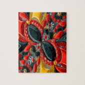 Puzzle abstrakt modernes Design Deutschland Farben (Vertikal)