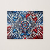 Puzzle abstrakt modernes Design Französische Farbe (Horizontal)