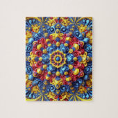 Puzzle abstrakt modernes Design in rumänischen Far (Vertikal)