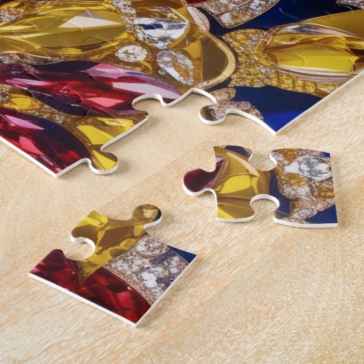 Puzzle abstrakt modernes Design Kolumbien Farben (Seite)