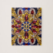 Puzzle abstrakt modernes Design Kolumbien Farben (Vertikal)