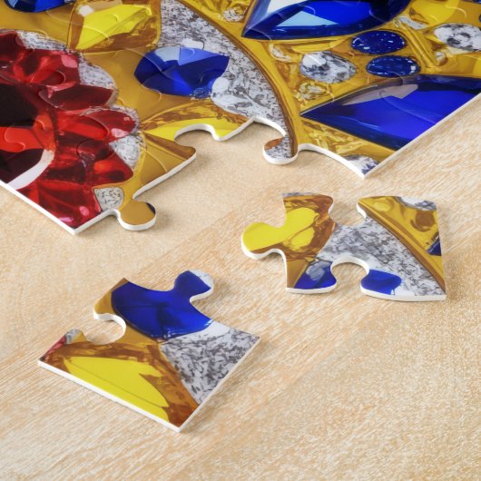 Puzzle abstrakt modernes Design Rumänien Farben (Seite)