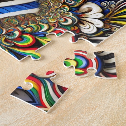 Puzzle abstrakt modernes Design Südafrikanische Fa (Seite)