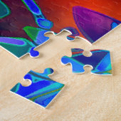 Puzzle Abstrakt verklebtes Glas (Seite)