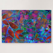 Puzzle Abstrakt verklebtes Glas (Horizontal)