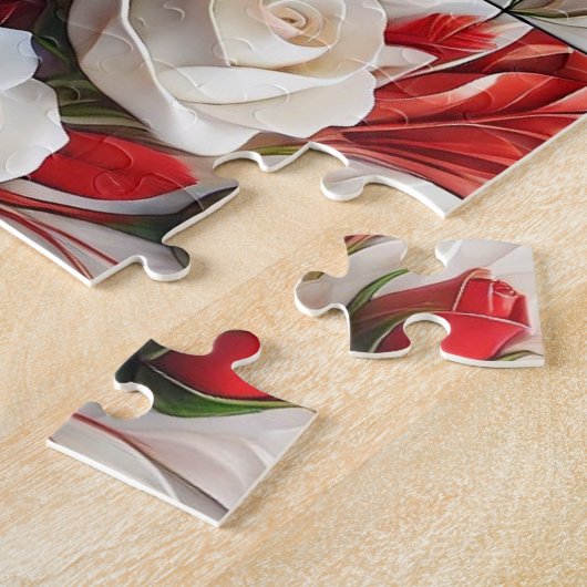 Puzzle abstrakte englische Rose Design (Seite)