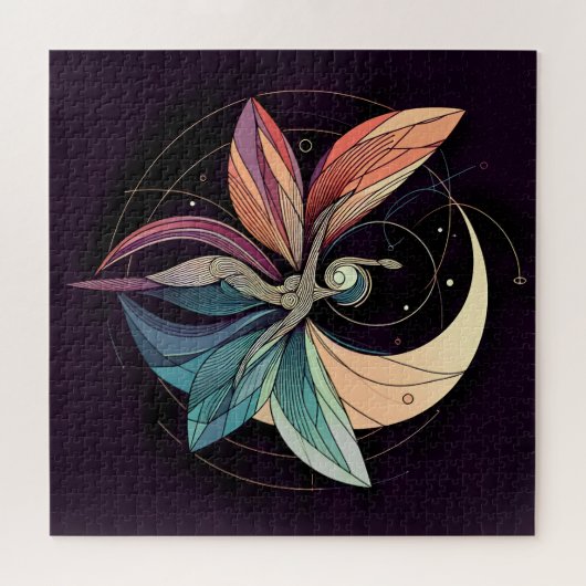 Puzzle abstrakte Fee (Horizontal)