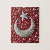 Puzzle abstrakte türkische Farben (Vertikal)