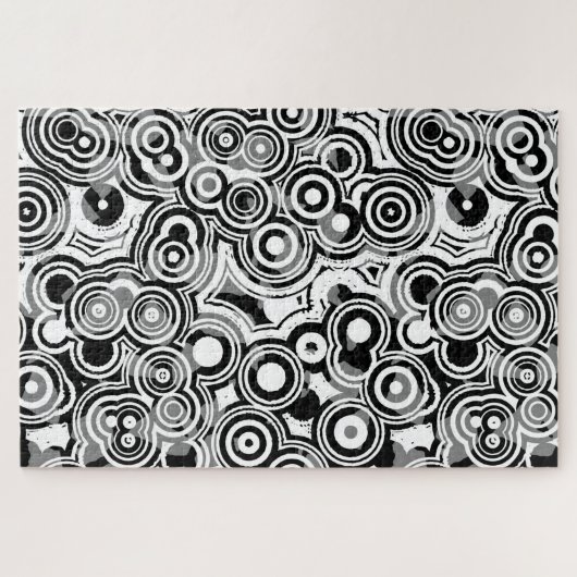 Puzzle abstrakter Kreise (Horizontal)