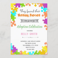 Puzzle Adoption Geburtstagsdusche