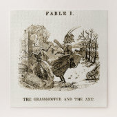 Puzzle Aesop's Fables: der Grasshopper und die Ame (Vertikal)