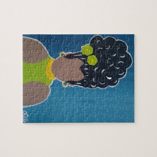 Puzzle "African Lady" (Horizontal)