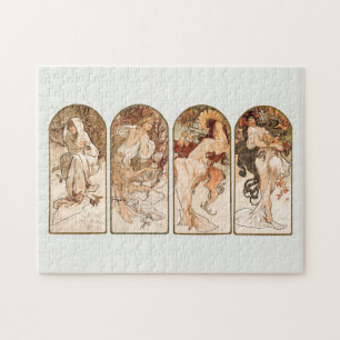 PUZZLE: ALPHONS MUCHA: DIE JAHRESZEITEN PUZZLE