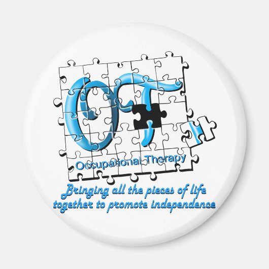 Puzzle-Aqua Magnet (Vorne)