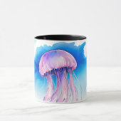 Puzzle - Aquarellreihe: Quallen Tasse (Zentrum)