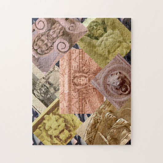 Puzzle - architektonische Elemente (Vertikal)