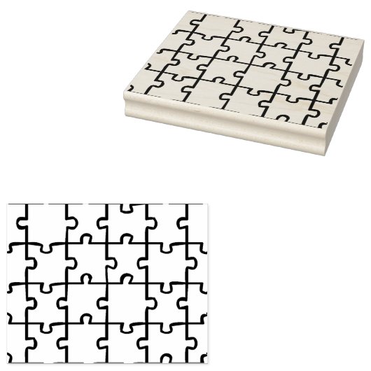 Puzzle Art Briefmarke Gummistempel (Stempel)