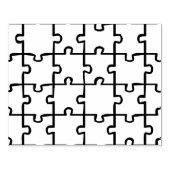 Puzzle Art Briefmarke Gummistempel (Prägung)