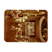 Puzzle Art Deco Magnet (Horizontal)