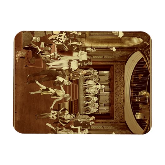 Puzzle Art Deco Magnet (Horizontal)