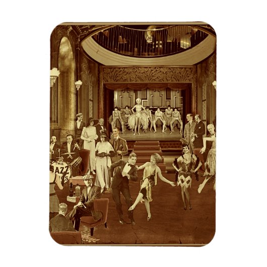 Puzzle Art Deco Magnet (Vertikal)