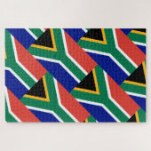 Puzzle auf der Südafrikanischen Flagge (Horizontal)