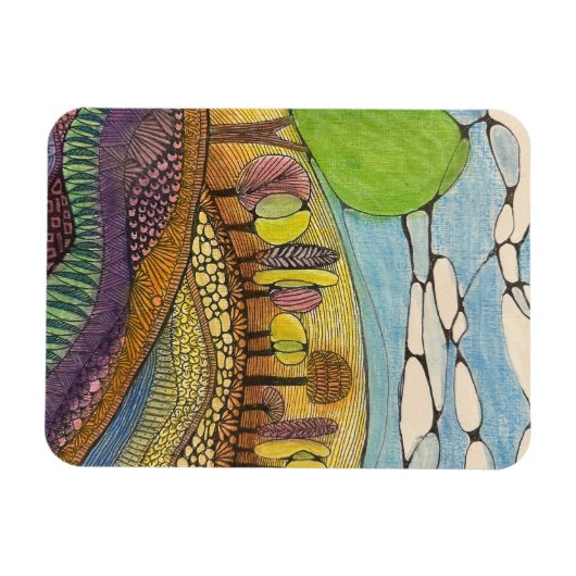 Puzzle aus 252 Stück Magnet (Horizontal)