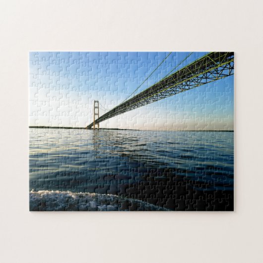 Puzzle aus dem Foto der Creative Mackinaw Bridge (Horizontal)