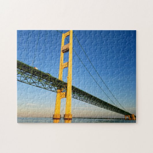 Puzzle aus dem Foto der Creative Mackinaw Bridge (Horizontal)