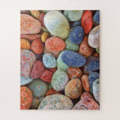 Puzzle aus farbigem Stein, 56 umstrittene Stücke (Vertikal)