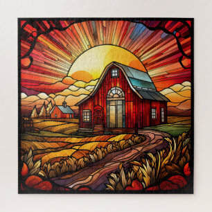 Puzzle aus gefestigtem Glas