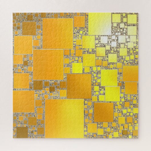 Puzzle aus Gelb und Orange (Vertikal)